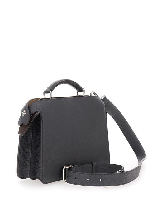 Fendi Black 'Iseeu Small' Handbag With Removable Internal Pocket for men