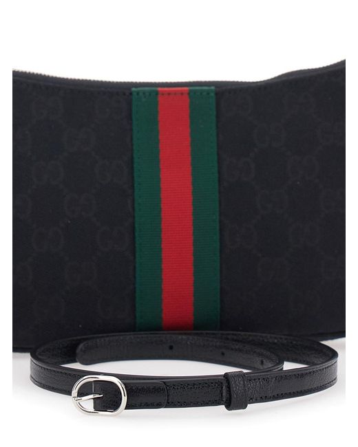 Gucci Blue Handbag With Logo Detail On The Front for men