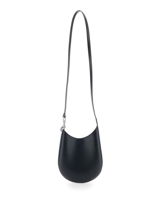 Phoebe Philo White 'Mini Bean Sling' Shoulder Bag With Clip Closure In