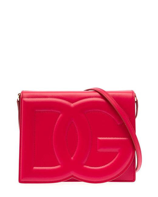 Dolce & Gabbana Red Leather Crossbody Bag