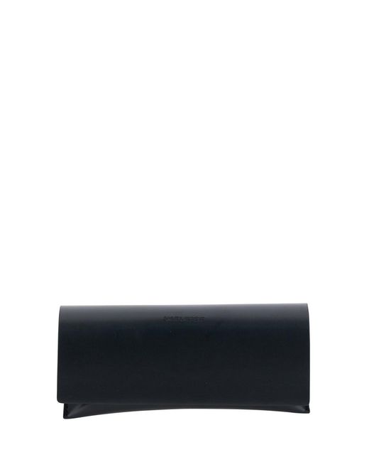 Saint Laurent Brown 'Sl M161' Sunglasses With Oval Frame Acetate