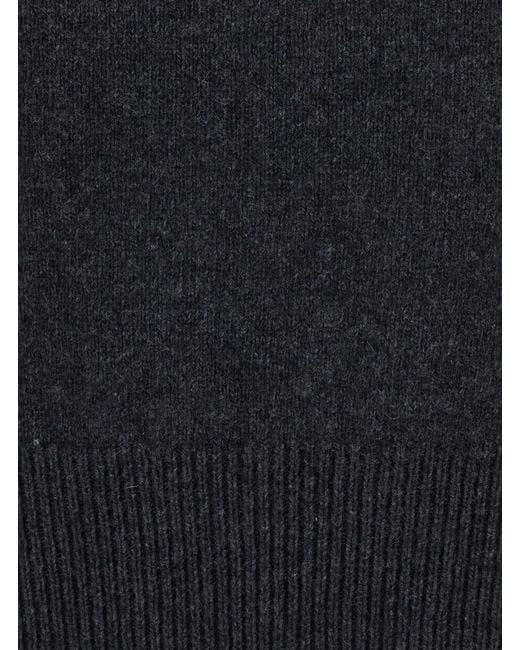 Grifoni Black Wool Cashmere Pull
