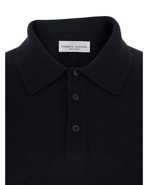 Cotone di Roberto Collina in Black da Uomo