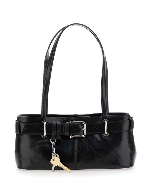 Borsa A Spalla 'Brocle' Con Cintura E Dettagli Chiavi Pendenti In di OSOI in Black