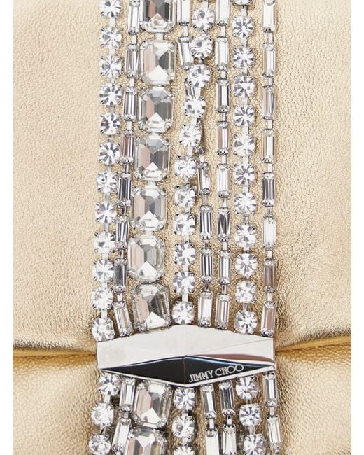 Jimmy Choo Natural Clutch Zandra Suede