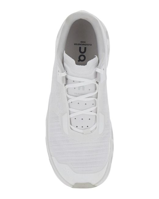 On Shoes White Sneakers 'Cloudmster' With Leather Upper for men