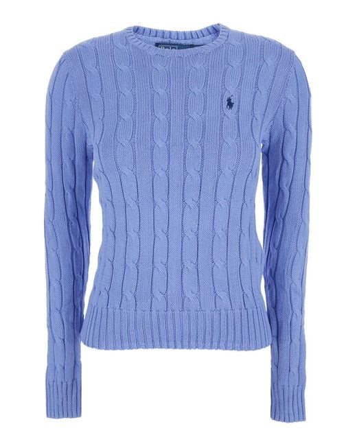 Polo Ralph Lauren Blue Crew Neck Sweater