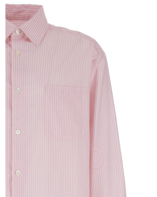 Camicia A Righe di A.P.C. in Pink da Uomo