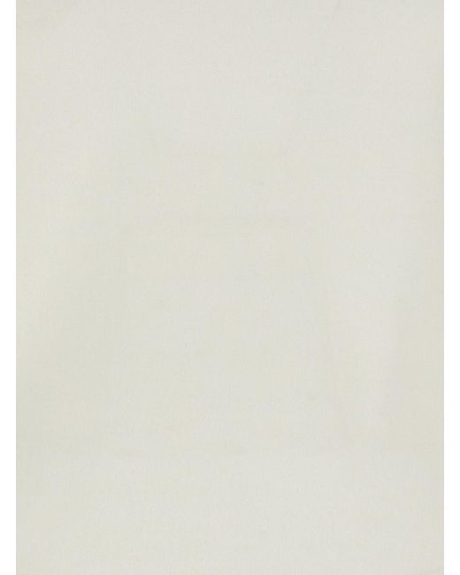 Max Mara White V-Neck Sweater