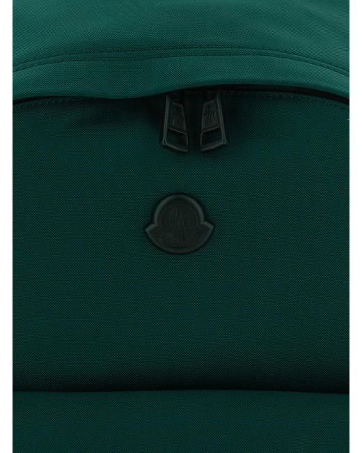 Zaino Con Patch Logo Sul Fronte E Due Spallacci Regolabili Sul di Moncler in Green da Uomo