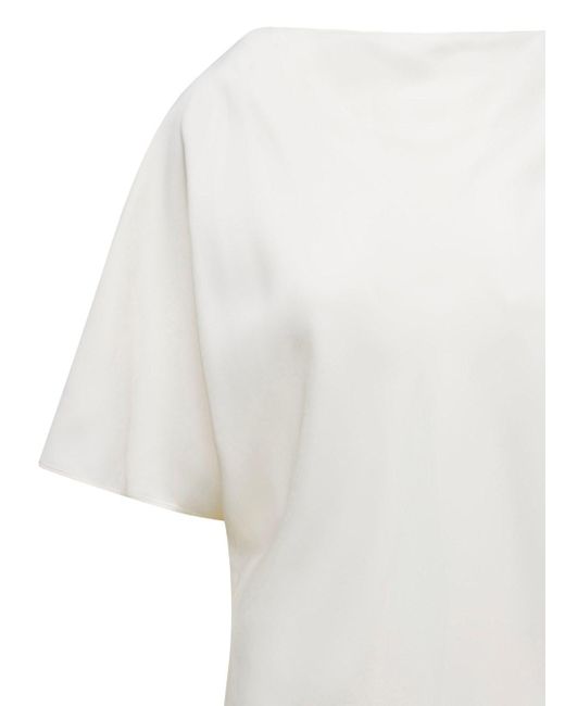 Rohe White Shirt With Boat Neckline