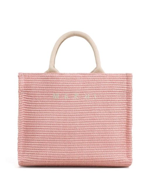 Marni Pink Small Tote Bag