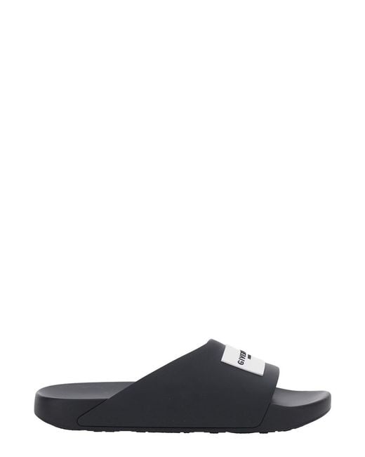 Givenchy Multicolor Sandals With Wide Band And Contrasting Logo Patch for men