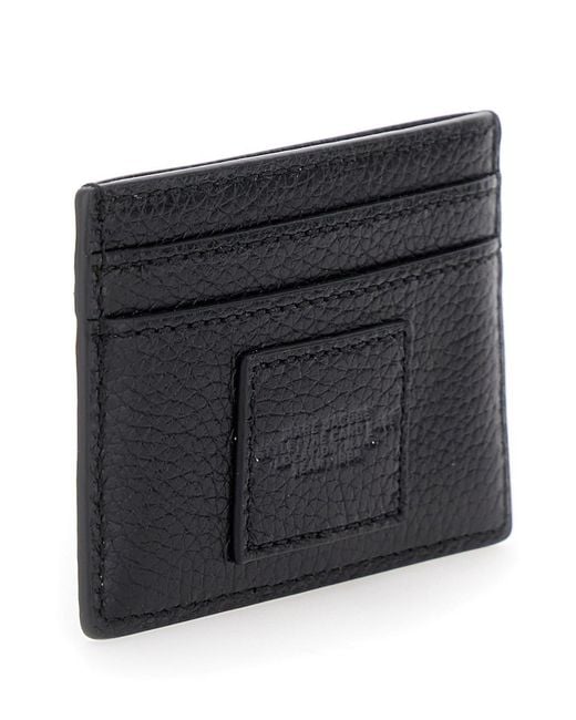Marc Jacobs Black Card-Holder With Embossed Logo