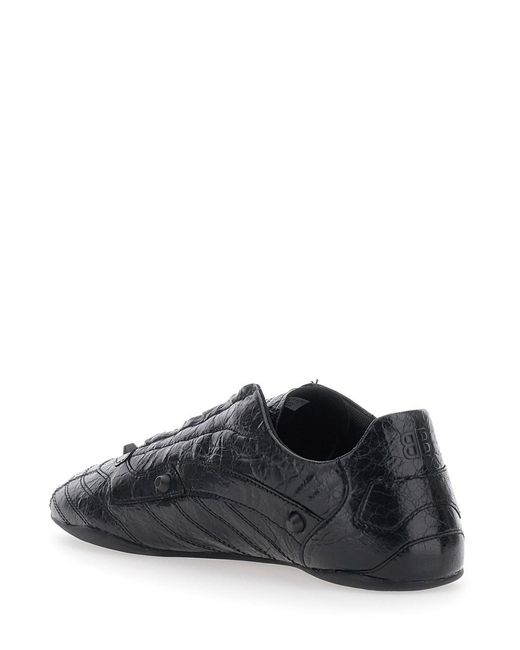 Balenciaga Black 'City' Sneakers With All-Over Applied Studs for men