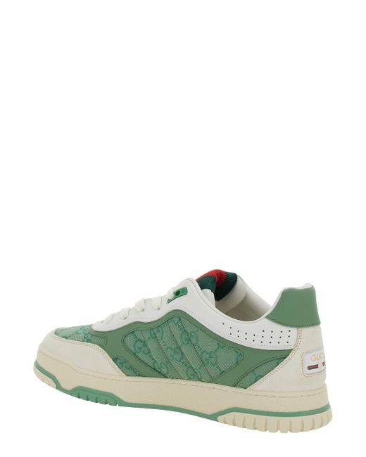 Sneaker Uomo Re-Web, Taglia di Gucci in Green da Uomo
