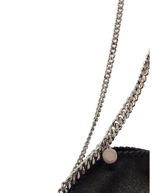 Stella McCartney Black Tiny Tote Bag With Charm