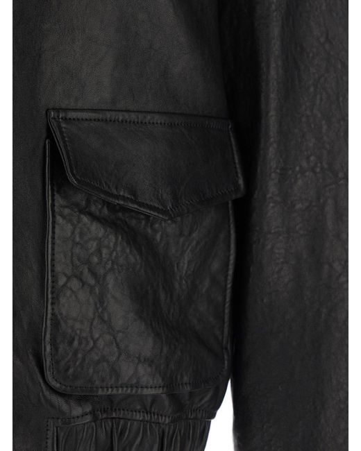 Saint Laurent Black Jacket 'Classic Collar Jacket With Two Flap Pockets On T for men