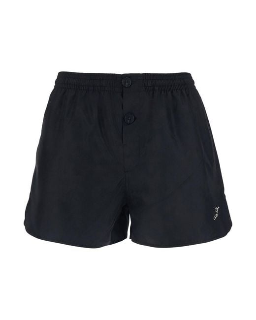 Jacquemus Blue 'Le Short De Bain Puntini' Swim Shorts With Logo Embro for men