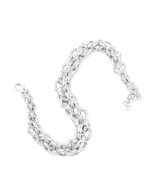 FEDERICA TOSI White Necklace Lace Christy With And-Colored Met