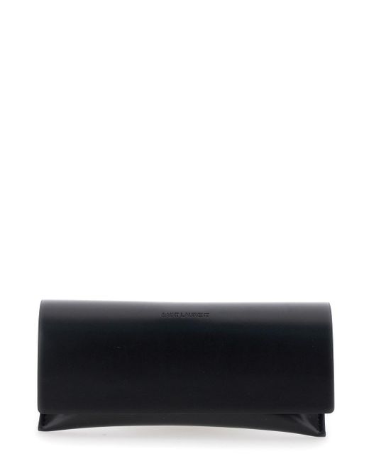 Saint Laurent Multicolor Sunglasses With Tortoiseshell Print And Cassandre Logo On Temples