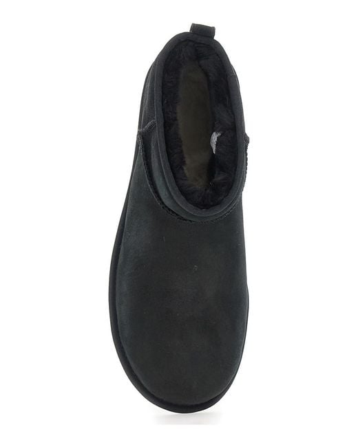 Ugg Black 'Ultra Mini' Boots for men