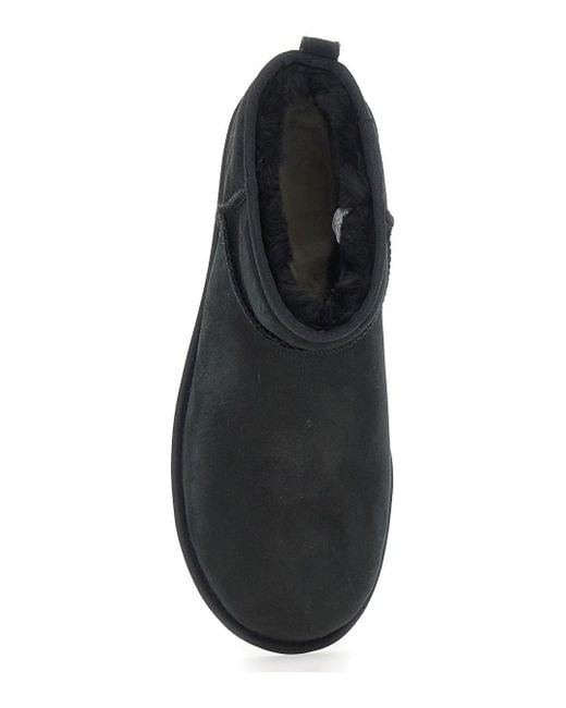 Ugg Black 'Ultra Mini' Boots for men