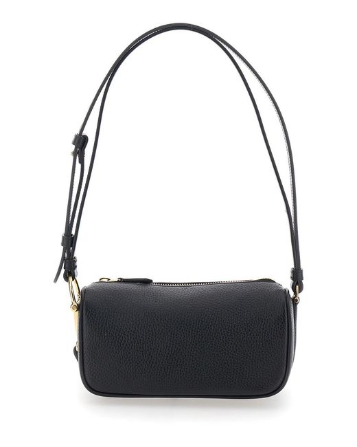Borsa Mini 'Half Horsebit' Con Mezzo Morsetto E Tracolla Regolab di Gucci in Black