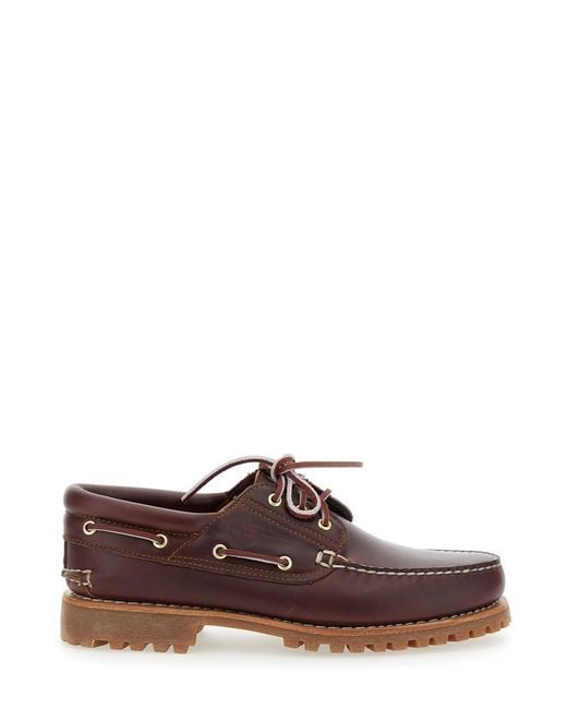 Timberland Brown Loafers Authentic Leather for men