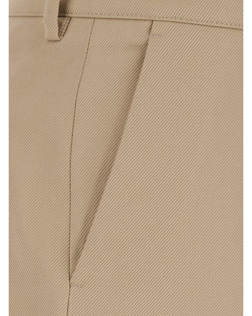 PT Torino Natural 'Francoise' Pants With A Welt Pocket On The Back