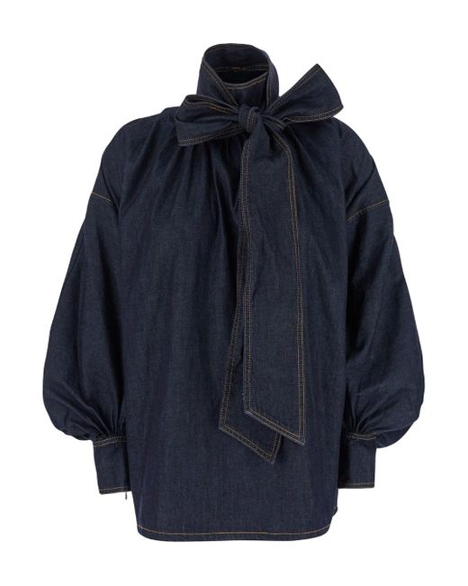 Zimmermann Blue Denim Shirts