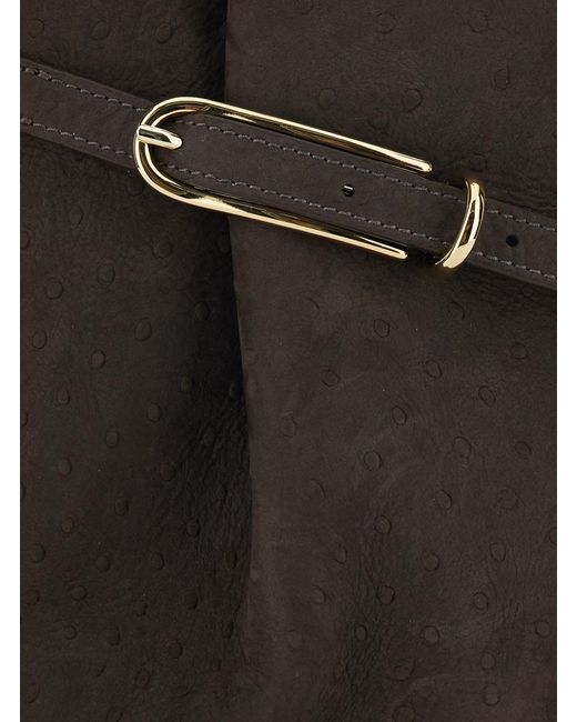 Liffner Black Crossbody Bag With Adjustable Strap