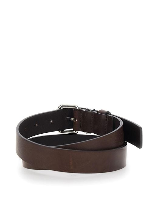 Tela Brown Rima Leather Belt