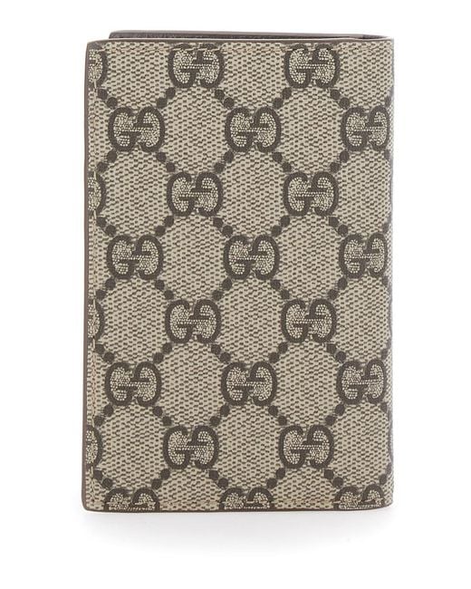 Gucci Gray Vertical Card Holder for men