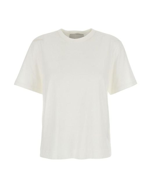 AMI White T-Shirt With Ami De Coeur Patch