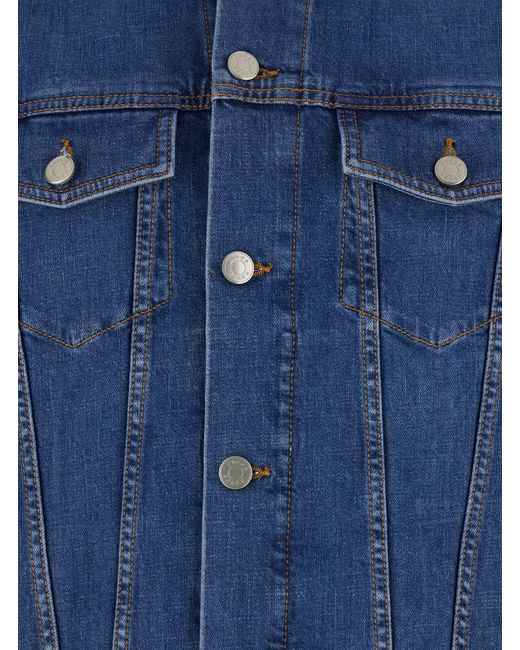 Jacob Cohen Blue Denim Jacket for men