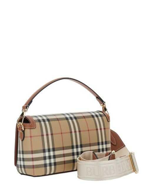 Burberry Brown Shoulder Bag "Note Small"
