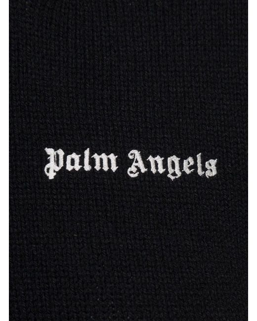 Classic Logo Sweater di Palm Angels in Black