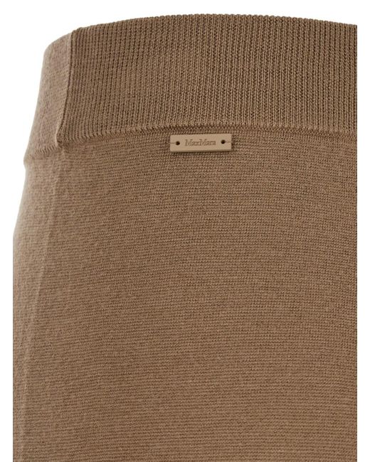 Max Mara Natural Relaxed Drawstring Pants
