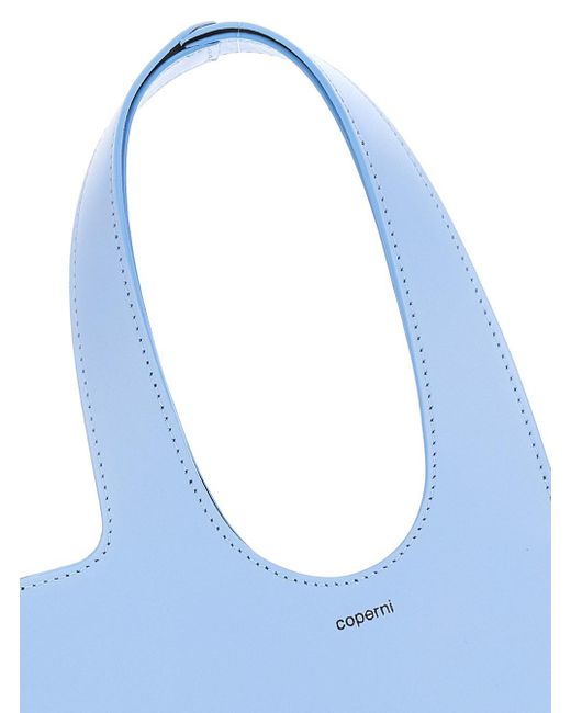 Borsa A Tracolla 'Baby Heart' A Forma Di Cuore Con Tracolla Re di Coperni in Blue