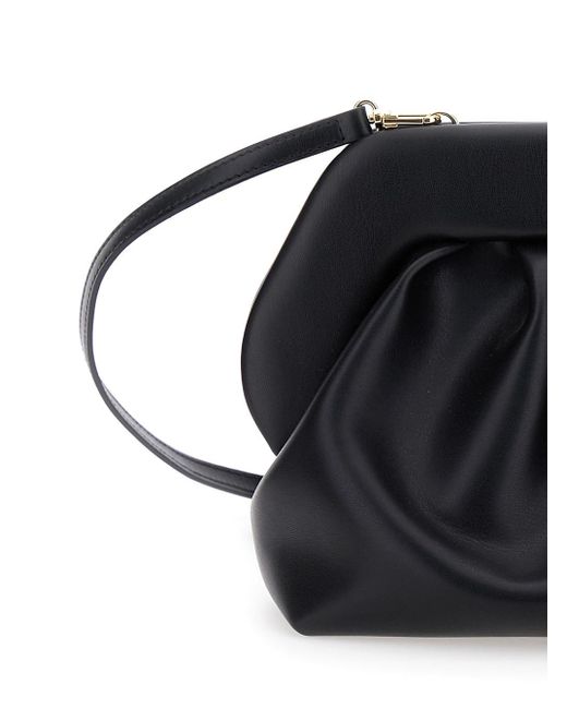 THEMOIRÈ Black Clutch Bag With Magnetic Closure
