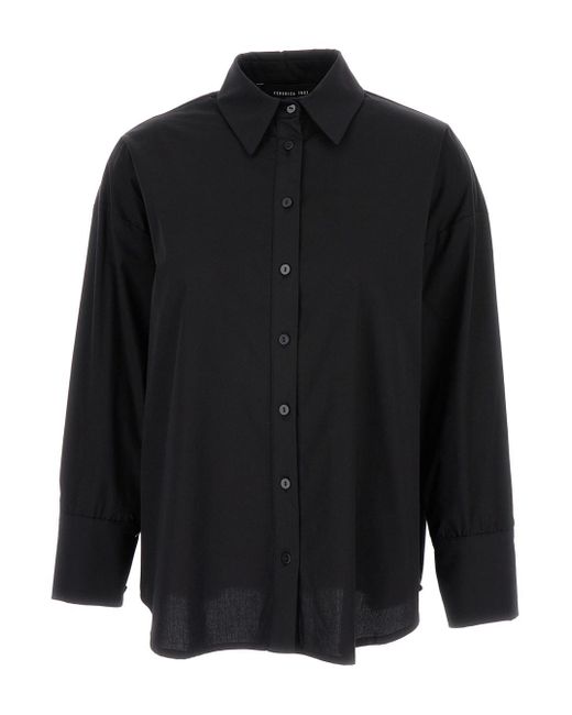 FEDERICA TOSI Black Long Sleeves Shirt