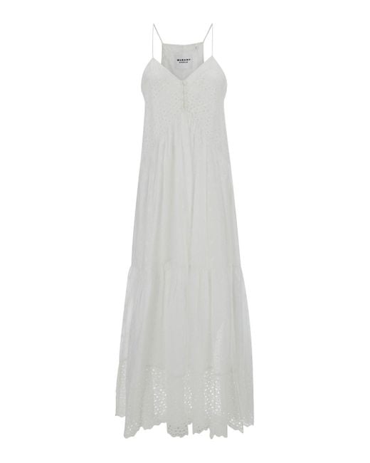 Isabel Marant White 'Sabba' Maxi Dress