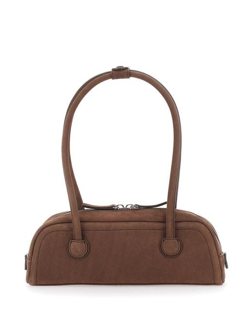 MARGE SHERWOOD Brown Soft Boston Ew Mini