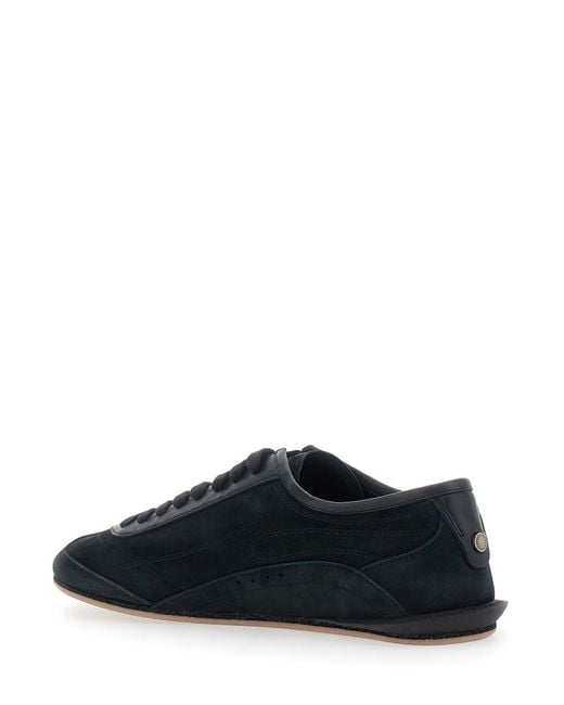 Dolce & Gabbana Black 'Gimondi Plus' Sneakers With Logo Patch On The S for men