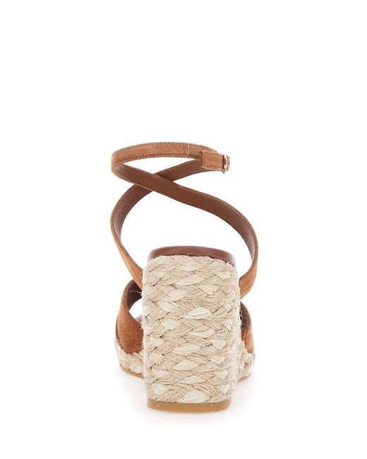 Stuart Weitzman Brown Wedge Sandals Aliyssa