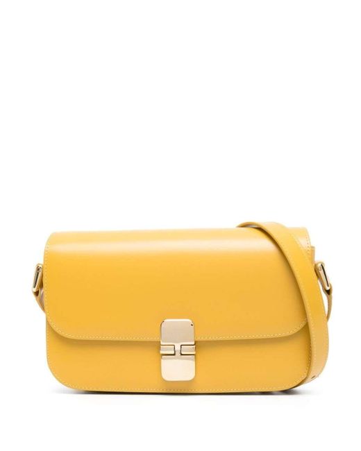 A.P.C. Yellow Grace Crossbody Bag
