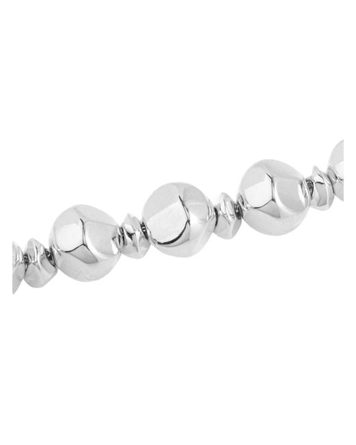 FEDERICA TOSI White Necklace Lace Mix Stone With Details And Stones