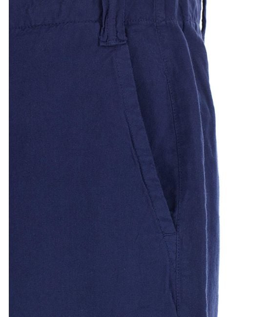 Polo Ralph Lauren Blue Bermuda Shorts Linen-Cotton for men