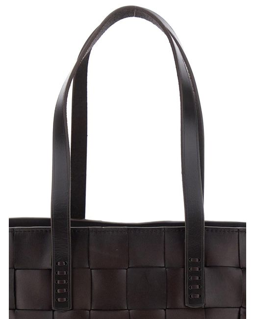 Dragon Diffusion Black Tote Bag With Two Top Handles